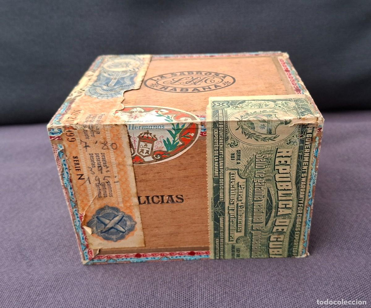 Cajas de puros: sealed Cuban cigars box Caja de Puros Habanos La sabrosa 25 delicias Pre embargo Cuba