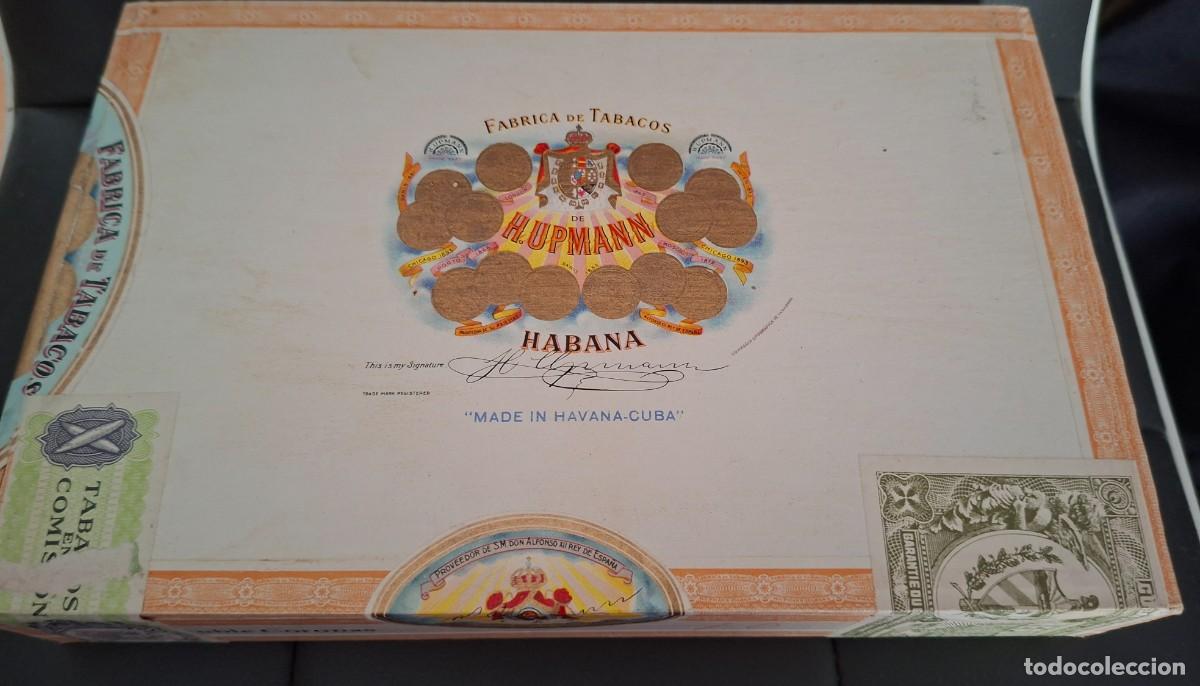 Cajas de puros: Sealed cuban cigars box caja de puros habanos H.upmann 25 Doble Coronas habana cuba