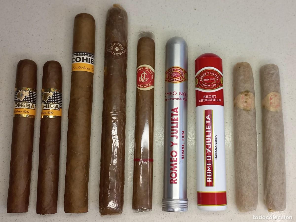 Cajas de puros: LOTE DE PUROS HABANOS - MONTECRISTO , ROMEO Y JULIETA , LA FLOR DE CANO , COHIBA , FONSECA