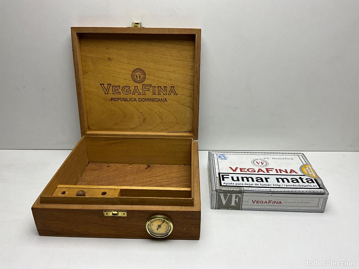Cajas de puros: HUMIFICADOR DE PUROS VEGA FINA - CAJA DE PUROS VEGA FINA MINUTOS 19 UNIDADES