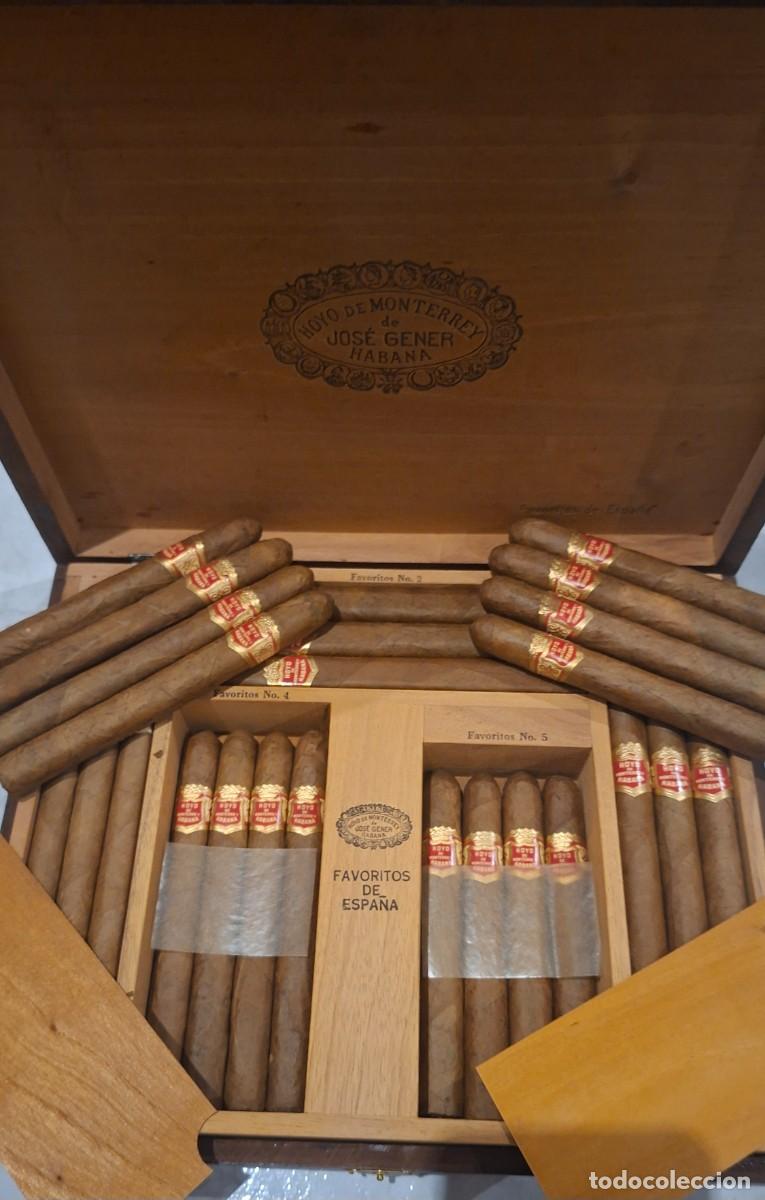 Cajas de puros: Caja de puros habanos Hoyo de Monterrey 25 Favoritos de Espa&ntilde;a Full Habana cuba