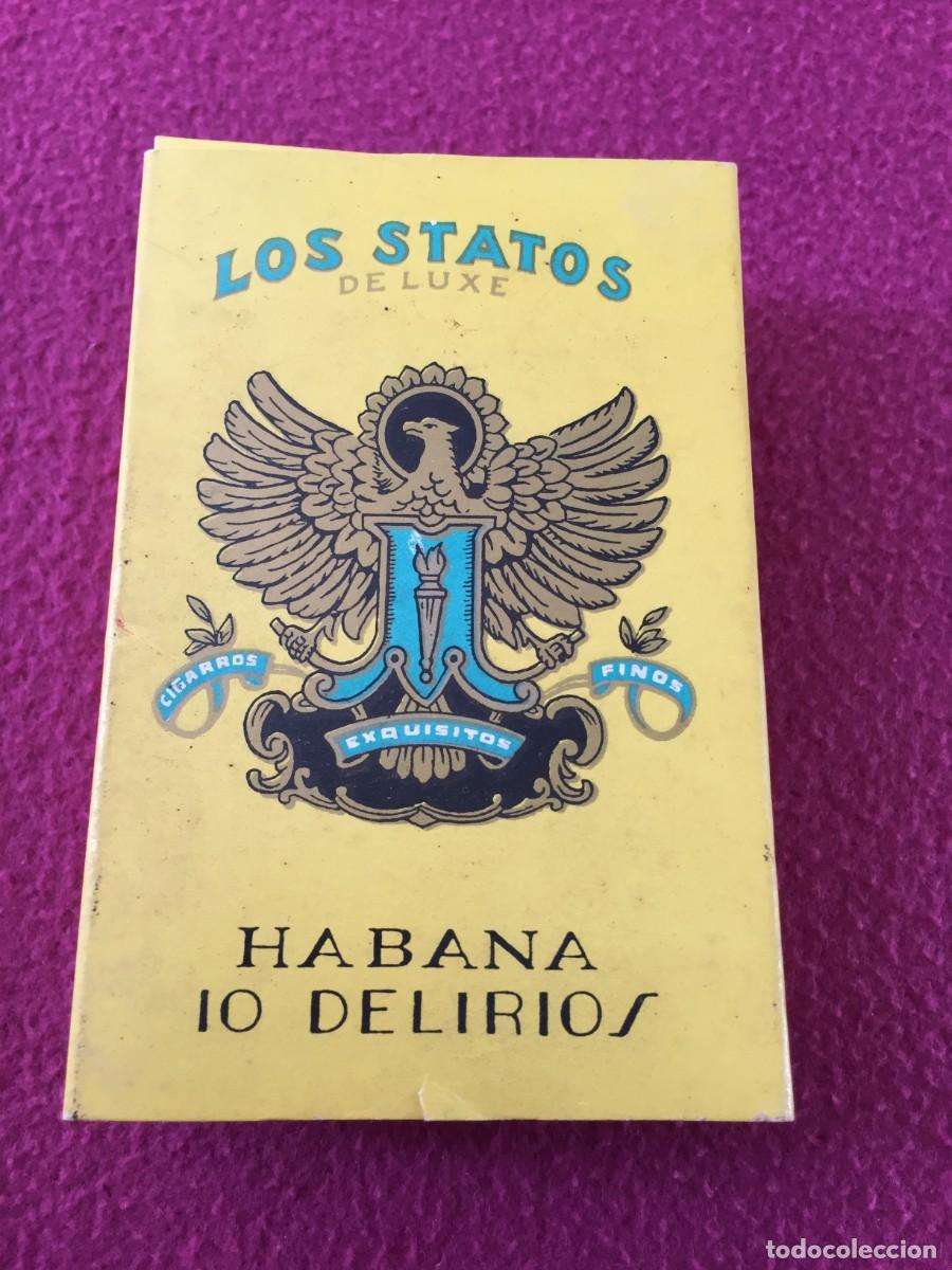 Caixas de Charutos: CAJA DE PUROS LOS STATOS DE LUXE - 5 DELIRIOS - HABANA CUBA