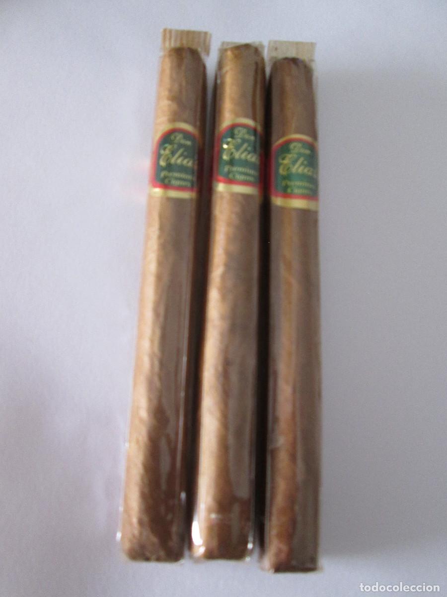 Cajas de puros: 3 PUROS DON ELIAS - PREMIUM CIGARS - HAND MADE - HECHO A MANO - 15 CM