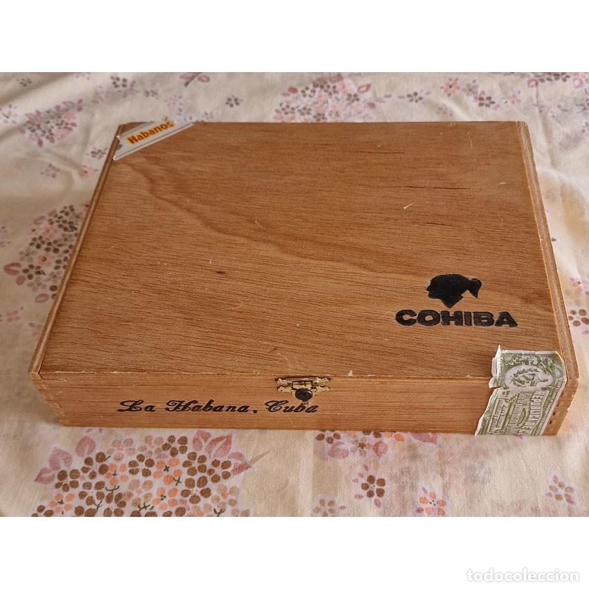Zigarrenkisten: CAJA COHIBA ESPL&Eacute;NDIDOS ORIGINAL &bull; HABANOS CUBA &bull; HECHO A MANO &bull; VINTAGE &bull;