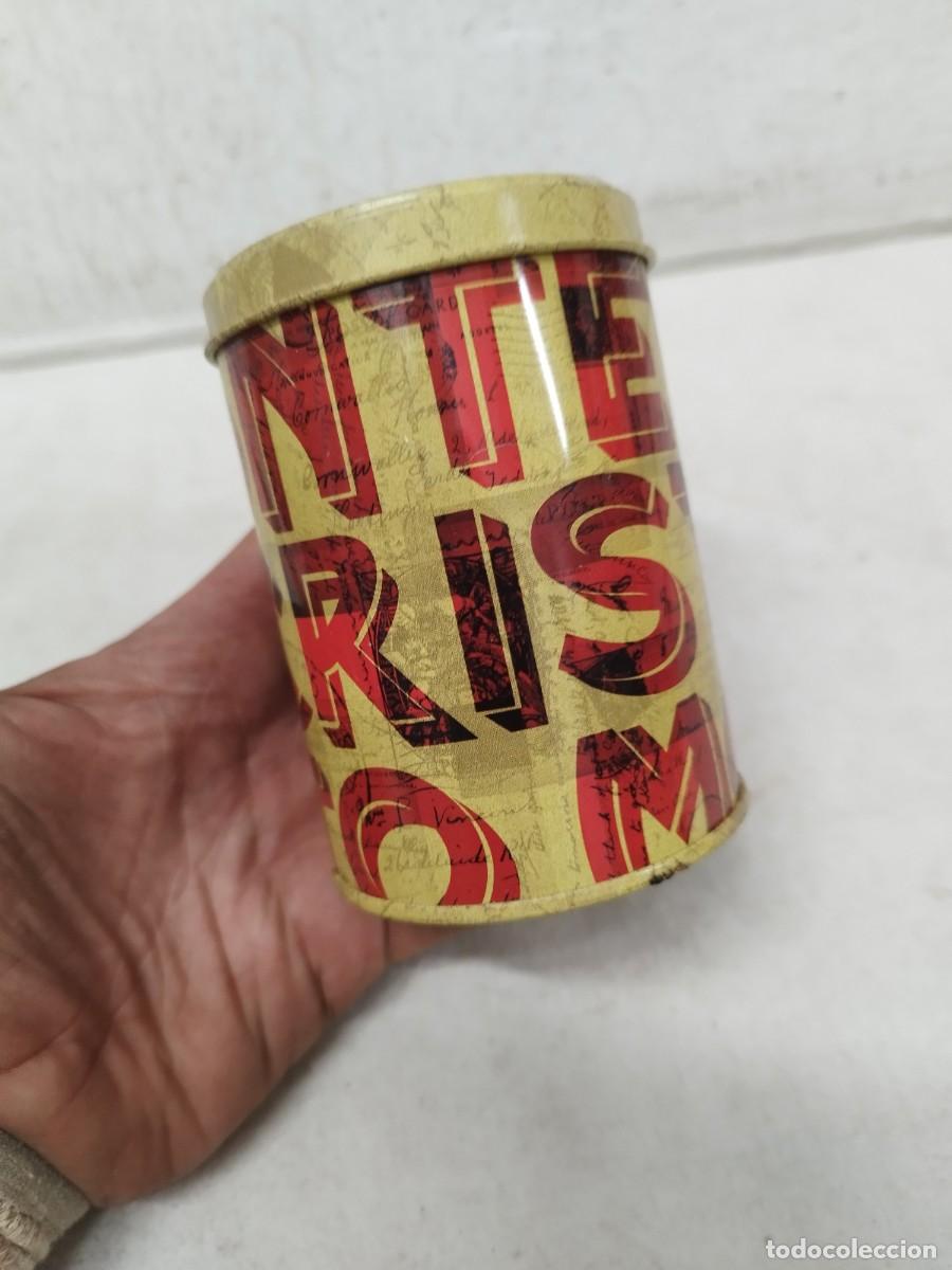 Cajas de puros: Lata met&aacute;lica vac&iacute;a, de puros Montecristo.