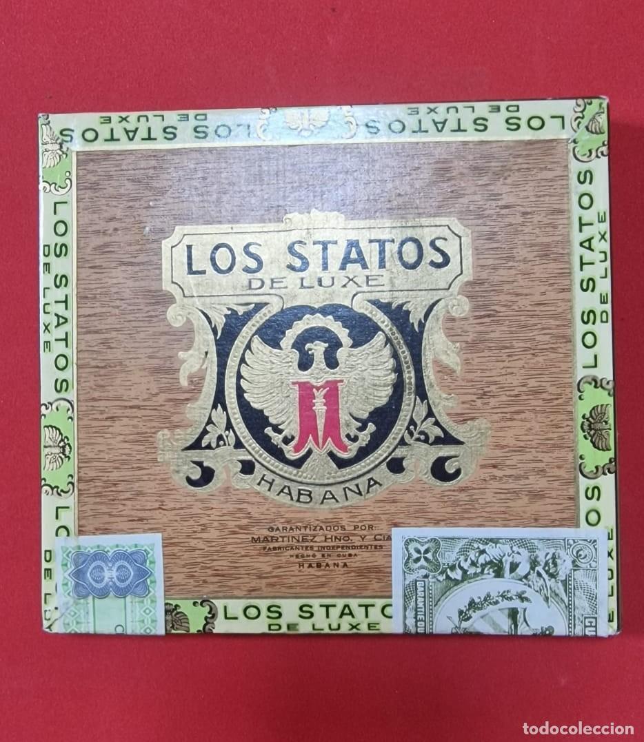 Cajas de puros: Caja de puros habanos Los Statos de Luxe (precintada)