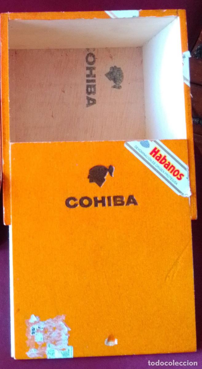 Cajas de puros: caja de puros cohiba de madera