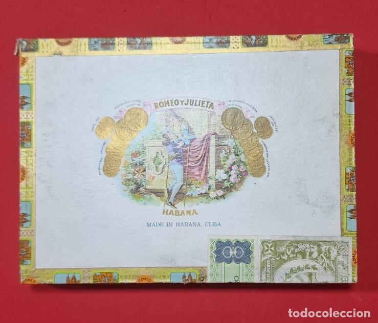 Cajas de puros: Caja de puros habanos Romeo y Julieta, Romeo n&ordm; 1 (precintada)