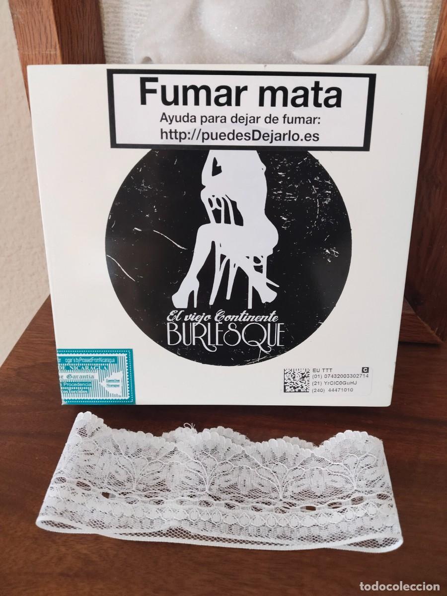 Cajas de puros: Caja de puros Burlesque. Vac&iacute;a.