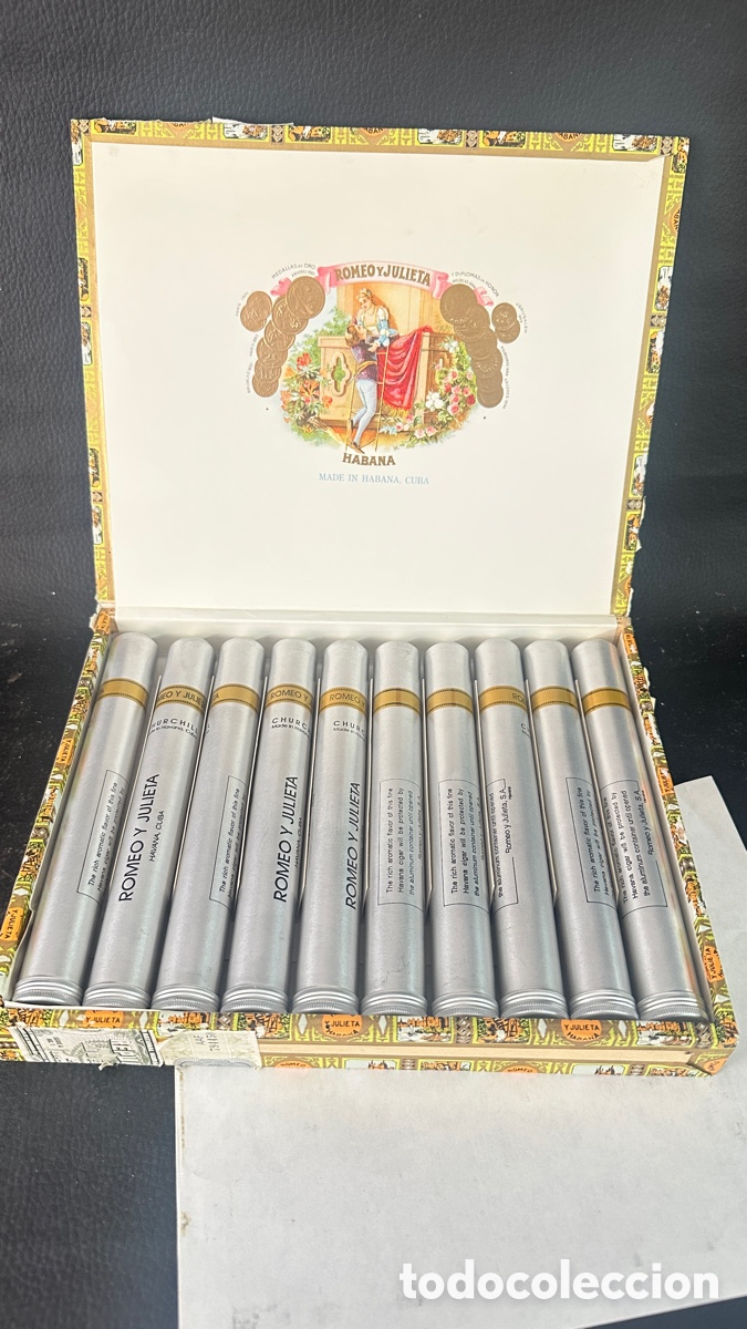 Bo&icirc;tes de Cigares: Puros, Romeo y Julieta Churchill