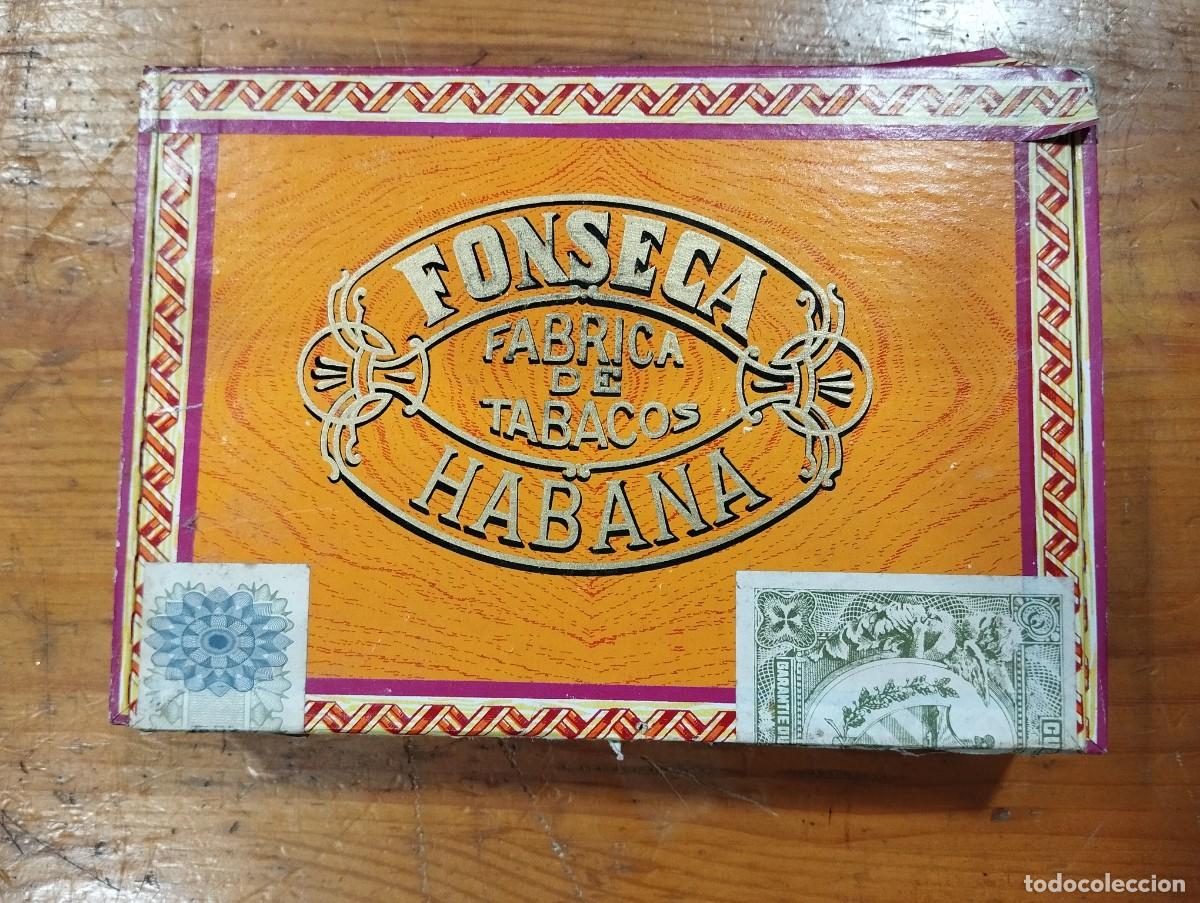 Cajas de puros: CAJA PUROS VAC&Iacute;A FONSECA 25 KDT CADETES.