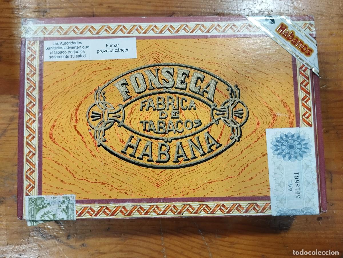Cajas de puros: CAJA PUROS VAC&Iacute;A FONSECA 25 DELICIAS.