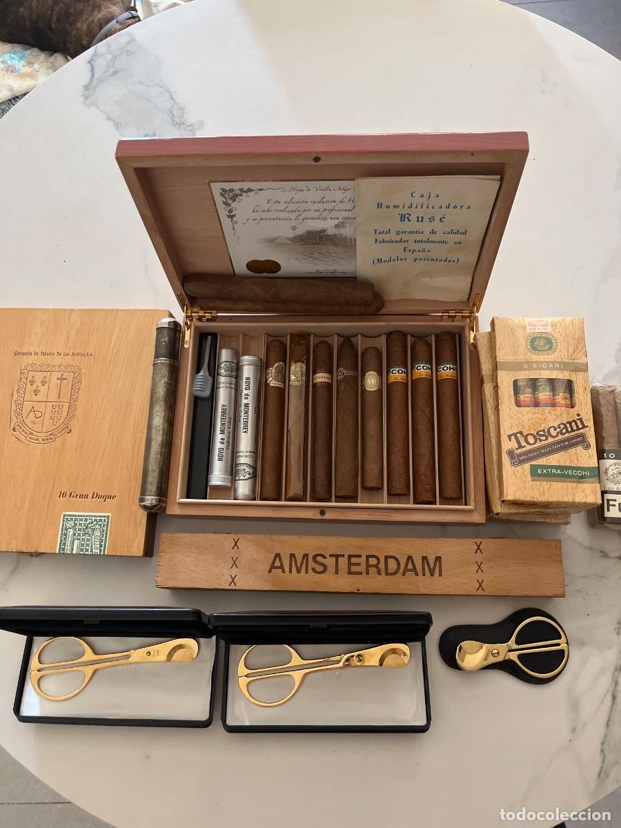 Cajas de puros: Antiguo lote de habanos.