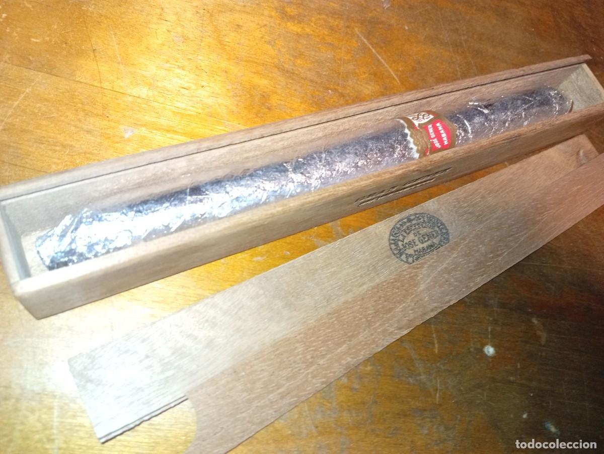 Cajas de puros: Curioso puro GRAN GENER La Escepci&oacute;n Jos&eacute; Gener habanos Hecho en Cuba estuche madera de cedro