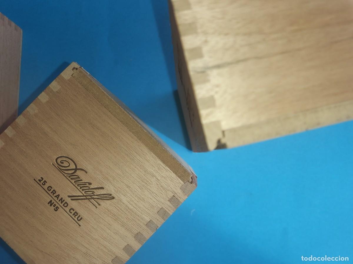 Cajas de puros: LOTE 4 CAJAS DE MADERA PUROS DAVIDOFF - Foto 6