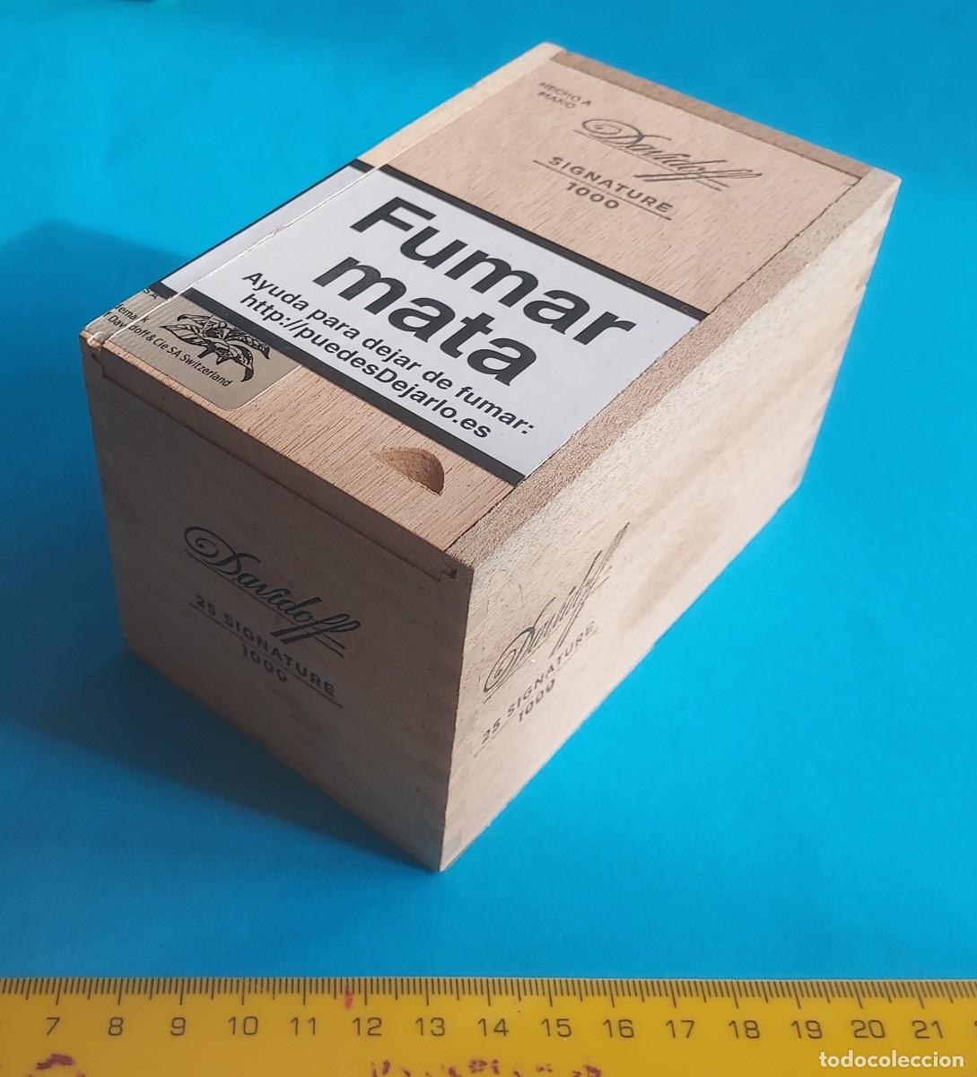 Cajas de puros: LOTE 4 CAJAS DE MADERA PUROS DAVIDOFF - Foto 8