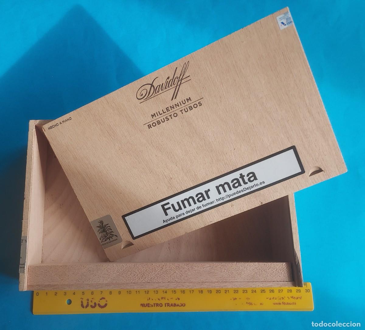 Cajas de puros: LOTE 4 CAJAS DE MADERA PUROS DAVIDOFF - Foto 12