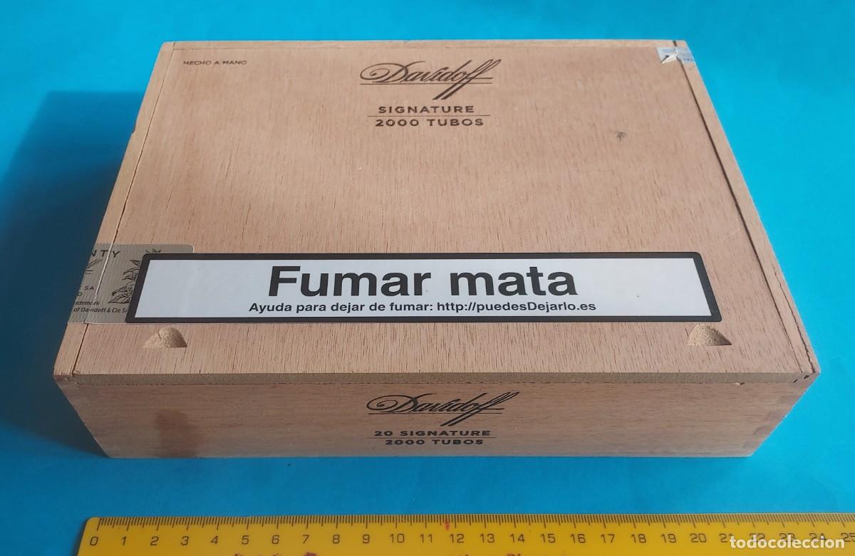 Cajas de puros: LOTE 4 CAJAS DE MADERA PUROS DAVIDOFF - Foto 13