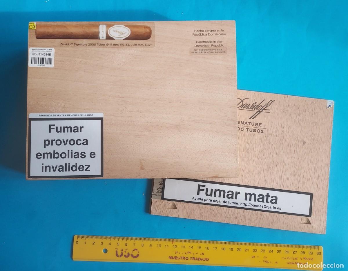 Cajas de puros: LOTE 4 CAJAS DE MADERA PUROS DAVIDOFF - Foto 17