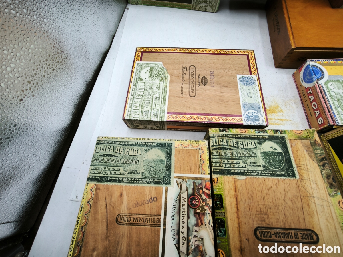 Cajas de puros: 13 Cajas de Puros vac&iacute;as. - Foto 6