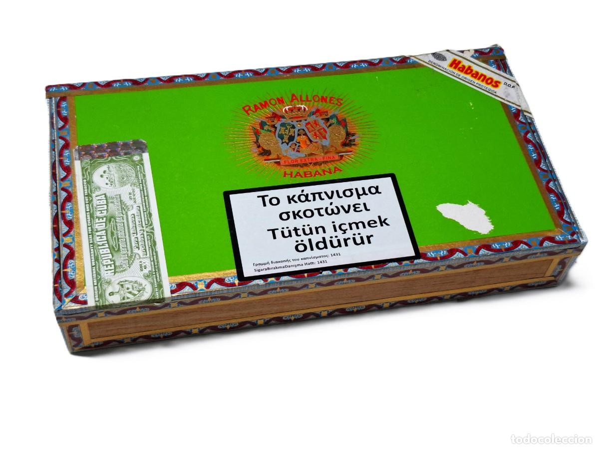 Caixas de Charutos: CAJA DE PUROS MADERA - RAMON ALLONES - 26X14.X4.5.CM - VACIA