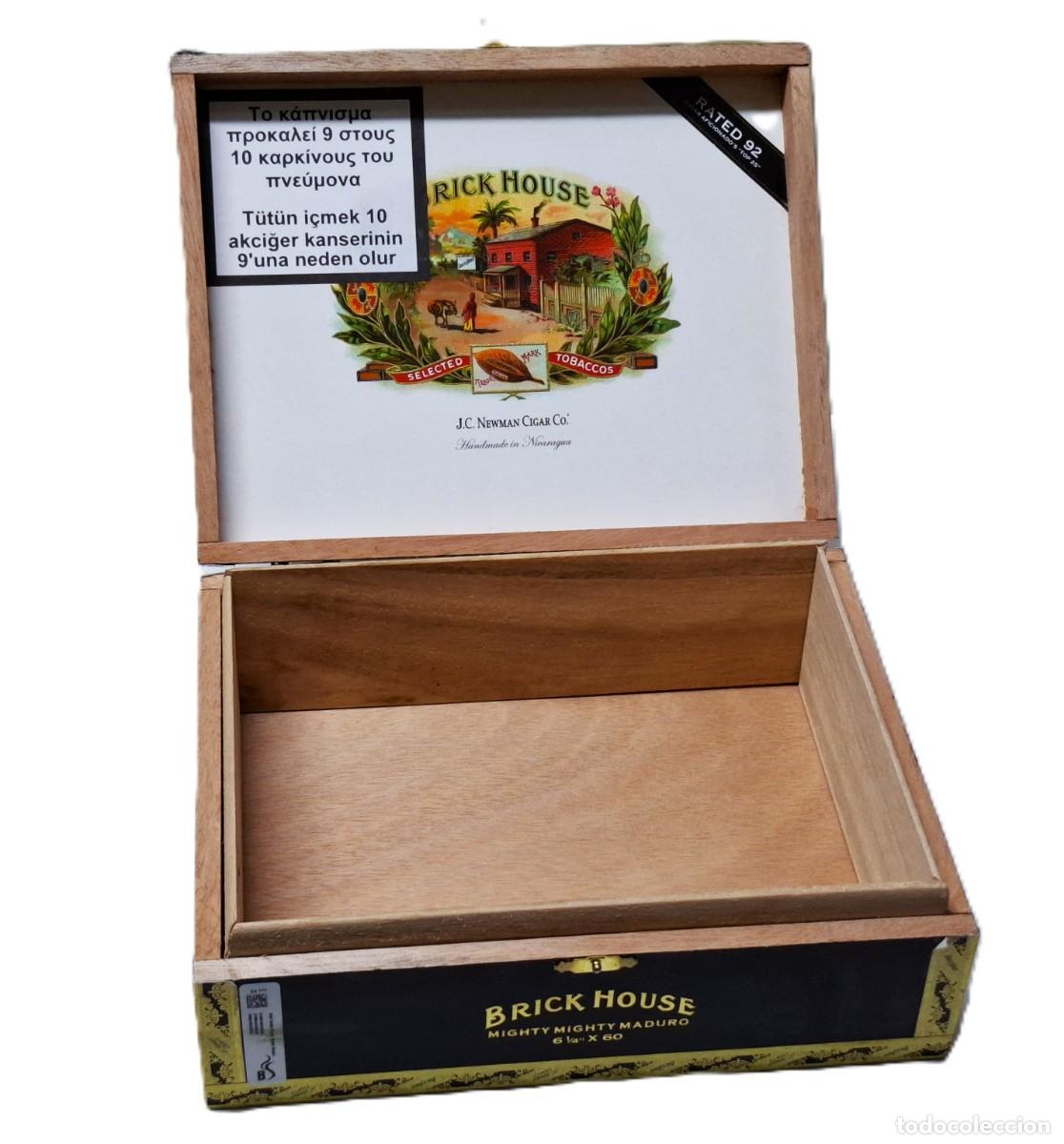Caixas de Charutos: CAJA DE PUROS MADERA - BRICK HOUSE - 24X19X8.5 CM - VACIA