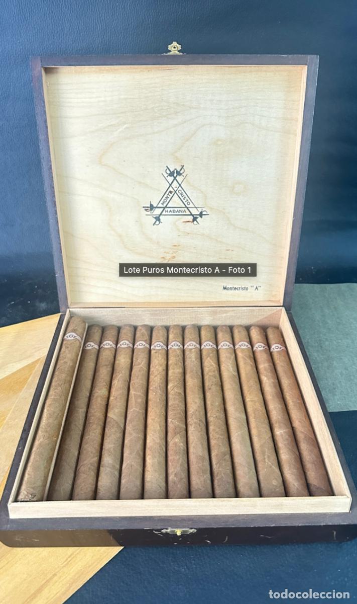 Cajas de puros: Lote caja de puros Montecristo A