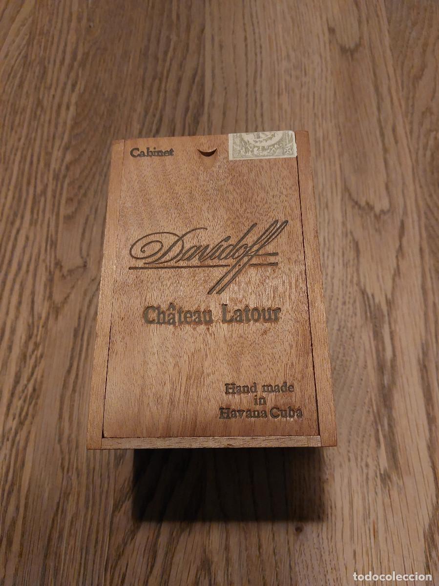 Cajas de puros: caja antigua Davidoff Chateau Latour vacia sin tabacos como nuevo excelente estado