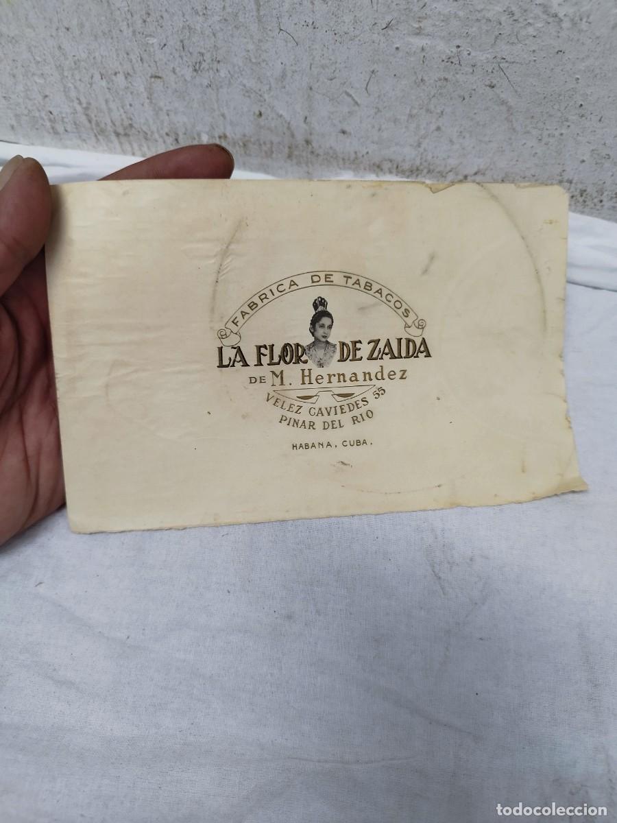 Cajas de puros: Antigua Etiqueta Litogr&aacute;fica Caja de Puros &rdquo;Cetro de Oro&rdquo; - La Habana, Cuba - Principios S. XX.