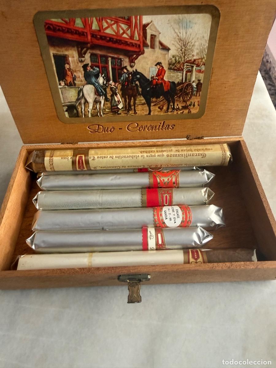 Cajas de puros: Caja de puros duo coronitas