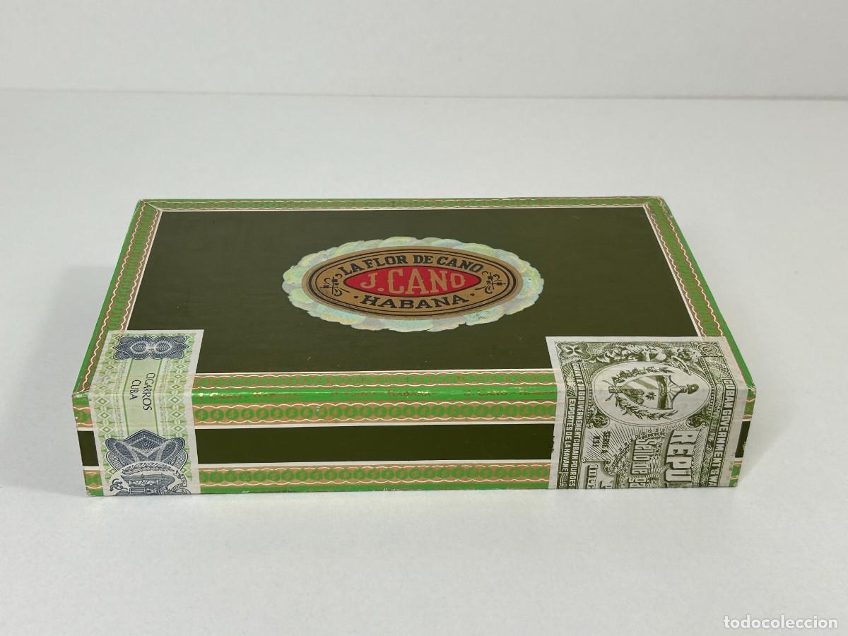 Cajas de puros: CAJA PUROS SIN ABRIR PRECINTADA LA FLOR DE CANO 25 PETITS CORONAS HABANA CUBA N&ordm;2