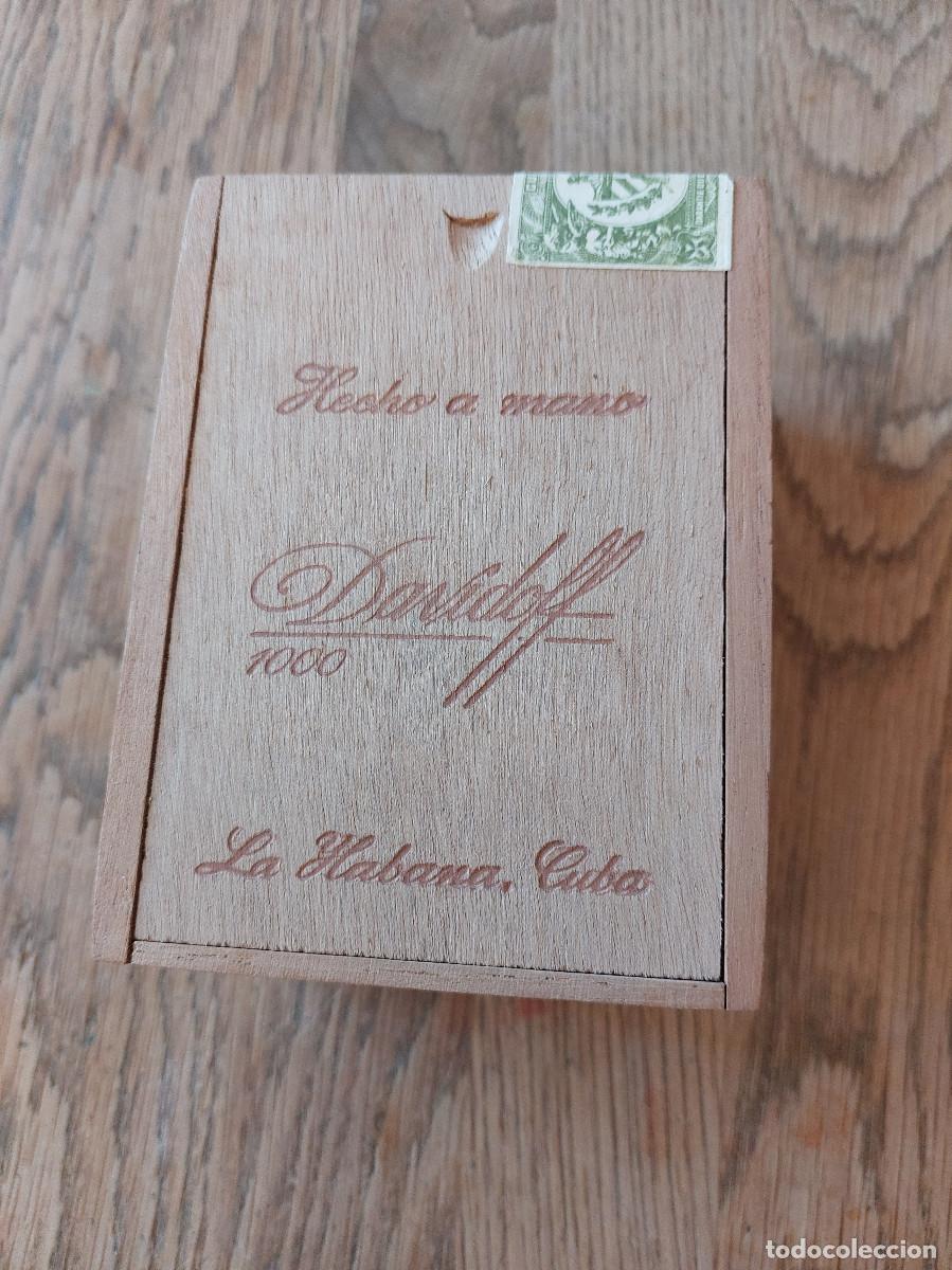 Cajas de puros: caja antigua Davidoff 1000 excelente condiciones sin tabacos