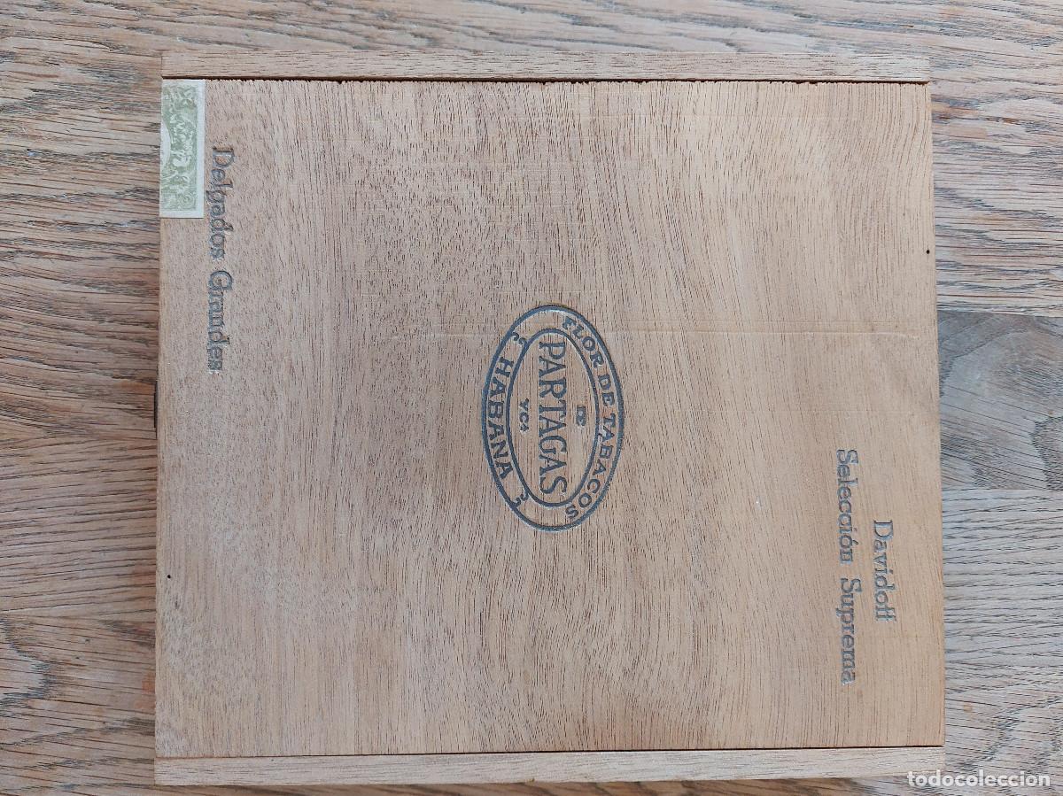 Cajas de puros: caja antigua Original Davidoff Partagas seleccion suprema sin tabacos