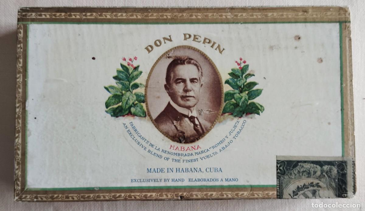 Cajas de puros: CAJA DE PUROS.. - DON PEPIN-LA HABANA-CUBA-ENVIO CERTIFICADO INCLUIDO .