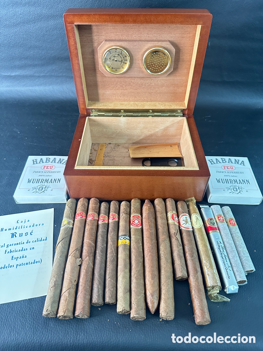 Cajas de puros: Colecci&oacute;n de puros con caja humificadora