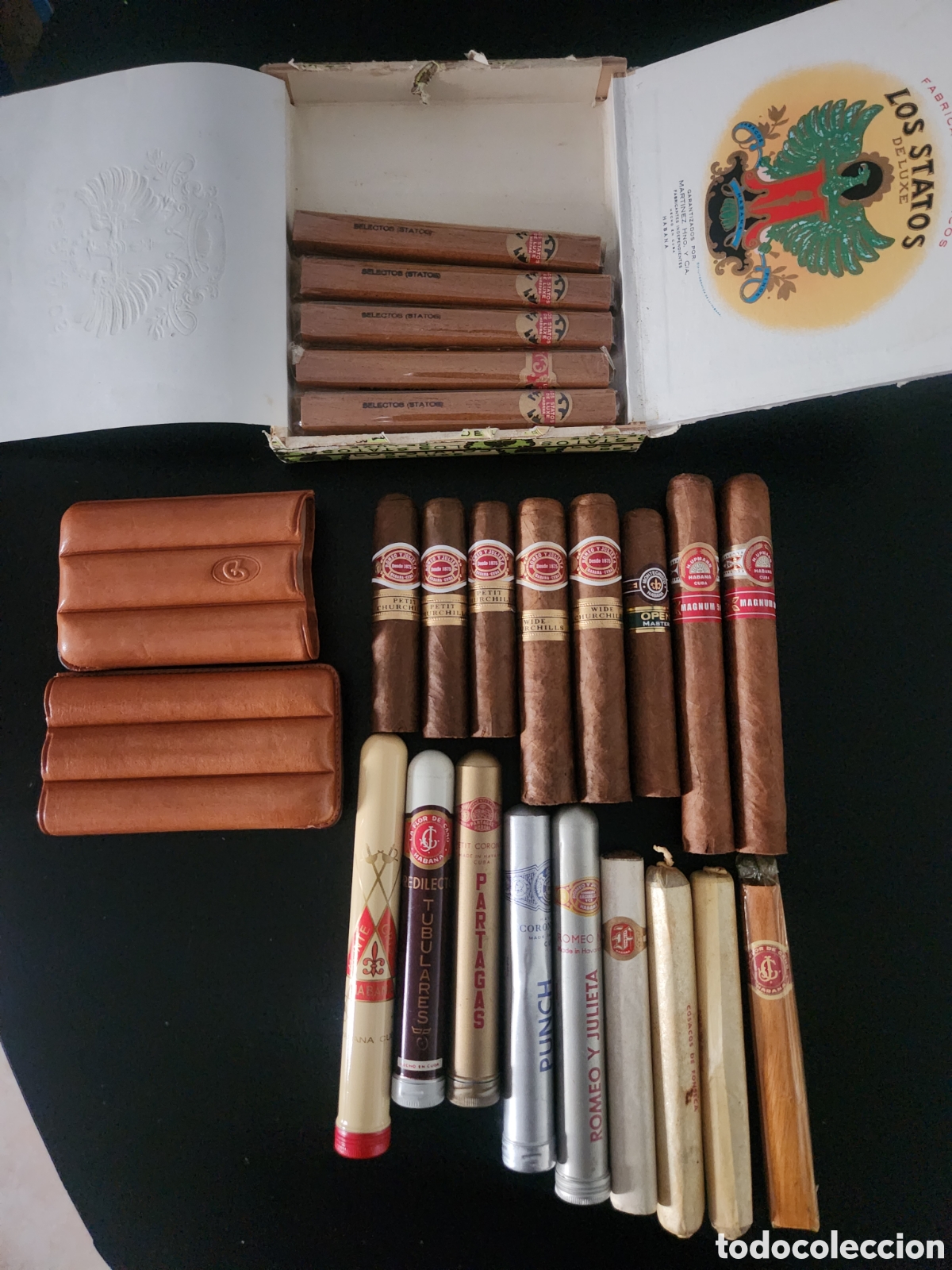 Cajas de puros: Lote de puros hecho cuba