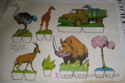Coleccionismo recortables: RECORTABLE DE ANIMALES - Foto 1