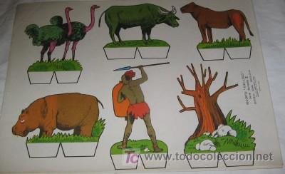 Coleccionismo recortables: RECORTABLE DE ANIMALES - Foto 1