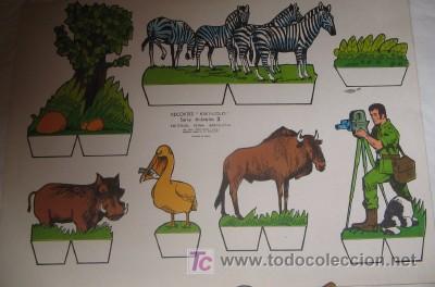 Coleccionismo recortables: RECORTABLE DE ANIMALES - Foto 1