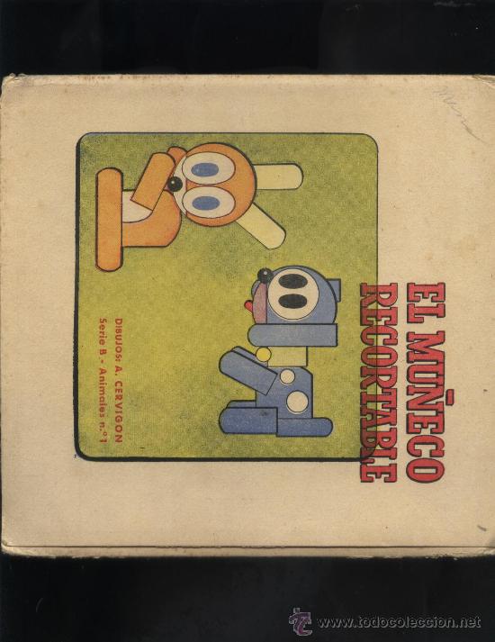 Coleccionismo recortables: CONSTRUYE EL MU&Ntilde;ECO RECORTABLE - Foto 1