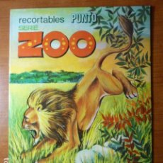 Coleccionismo Recortables: RECORTABLES PUNTO SERIE ZOO. DISTRIBUIDORA PELAYO S.L. AÑO 1970.. Lote 71496475