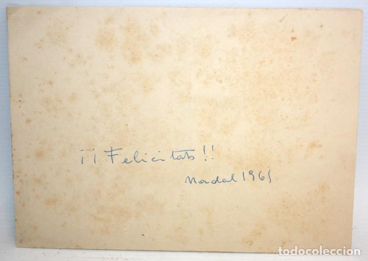 Coleccionismo Recortables: EL PINTOR RICARD ARENYS - FELICITACIÓN DE NAVIDAD - 1965. - Foto 3 - 171745560