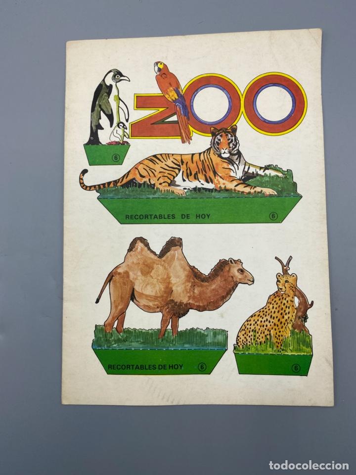 RECORTABLES DE HOY. ZOO. EDICIONES BAUSAN. AÑO 1979. VER FOTOS (Coleccionismo - Recortables - Animales)