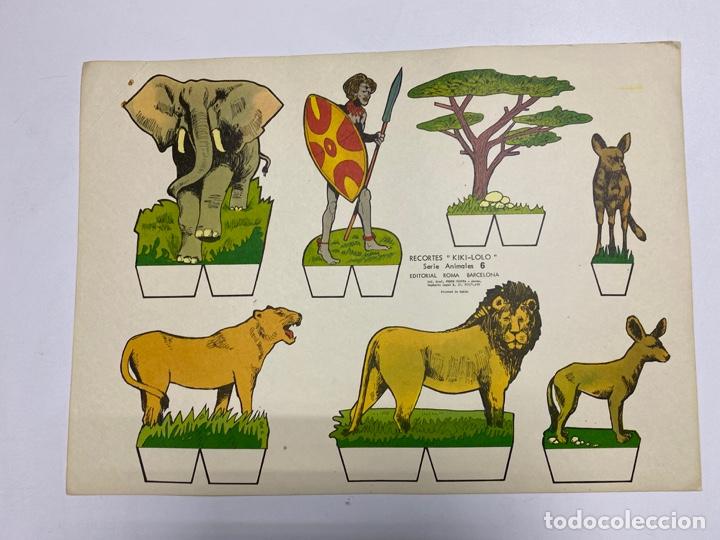 Coleccionismo Recortables: LOTE DE 5 RECORTABLES KIKI-LOLO. SERIE ANIMALES. EDITORIAL ROMA. VER TODAS LAS FOTOS - Foto 4 - 246938590