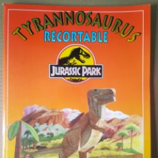 Coleccionismo Recortables: TYRANNOSAURUS RECORTABLE: JURASSIC PARK/PARQUE JURÁSICO (SUSAETA, 1993). GRAN FORMATO.. Lote 281896113