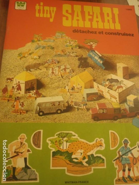Coleccionismo recortables: TINY SAFARI- RECORTABLE FRANCES - 1985 - Foto 1