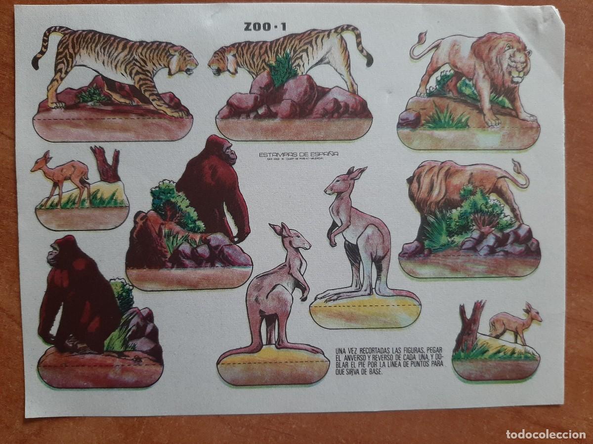 Coleccionismo recortables: RECORTABLE ZOO 1 - ESTAMPAS DE ESPA&Ntilde;A - Foto 1