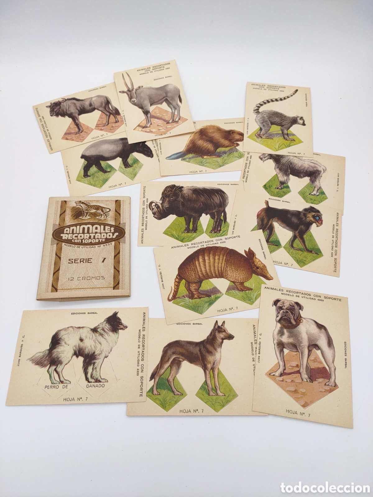 Coleccionismo recortables: Recortables de animales ediciones Barsal - Foto 1