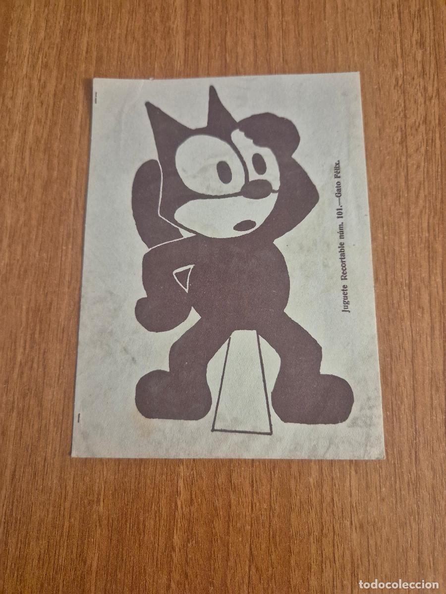Coleccionismo recortables: RECORTABLE JUGUETE NUM&ordm; - 101 GATO FELIX.