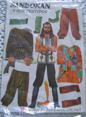 Coleccionismo recortables: RECORTABLES DE SANDOKAN DE 1976 - Foto 1